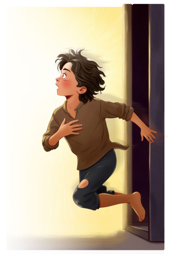 An illustration from Tajemnica Belli Sofii book written by Malgorzata Kurz, wydawnictwo Zielona Sowa.